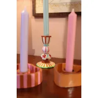 Kandelaar Stripes & Flowers All the Luck in the World